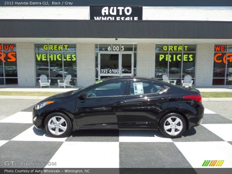 Black / Gray 2013 Hyundai Elantra GLS