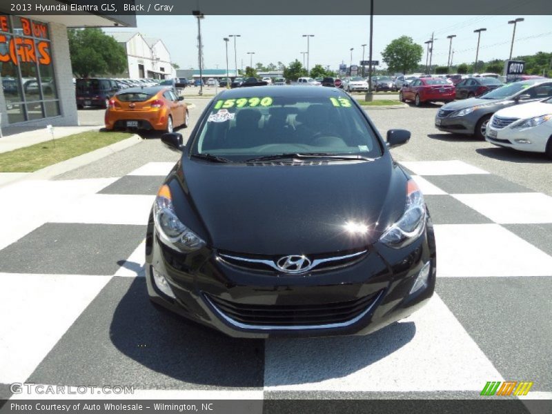 Black / Gray 2013 Hyundai Elantra GLS
