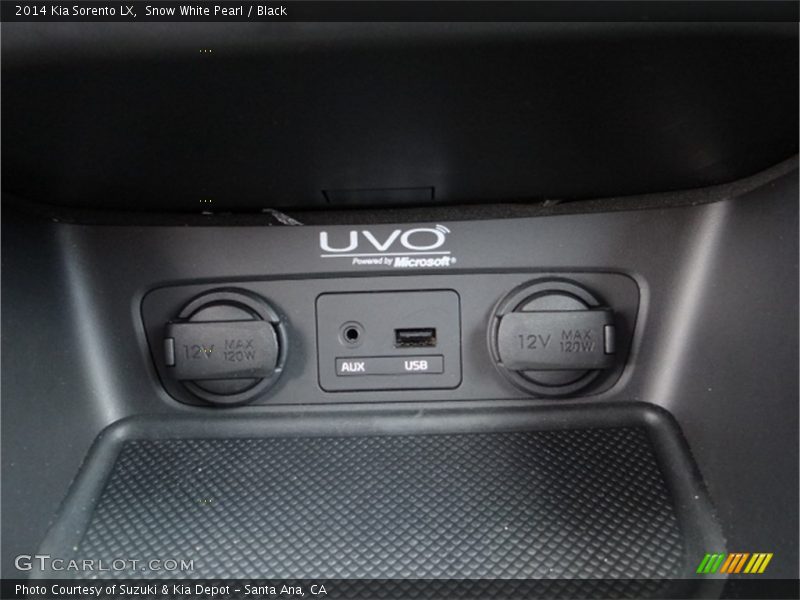 Snow White Pearl / Black 2014 Kia Sorento LX