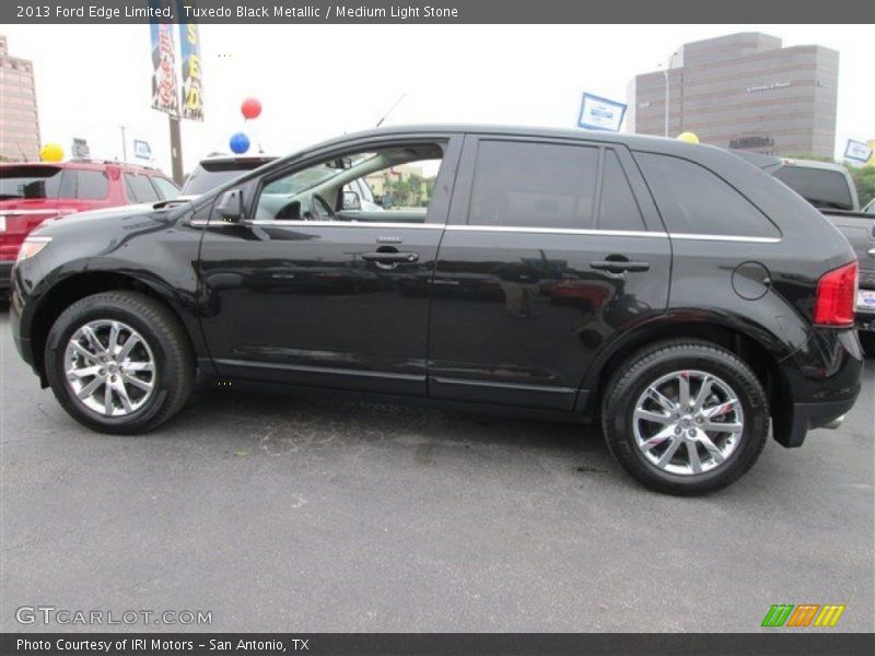 Tuxedo Black Metallic / Medium Light Stone 2013 Ford Edge Limited