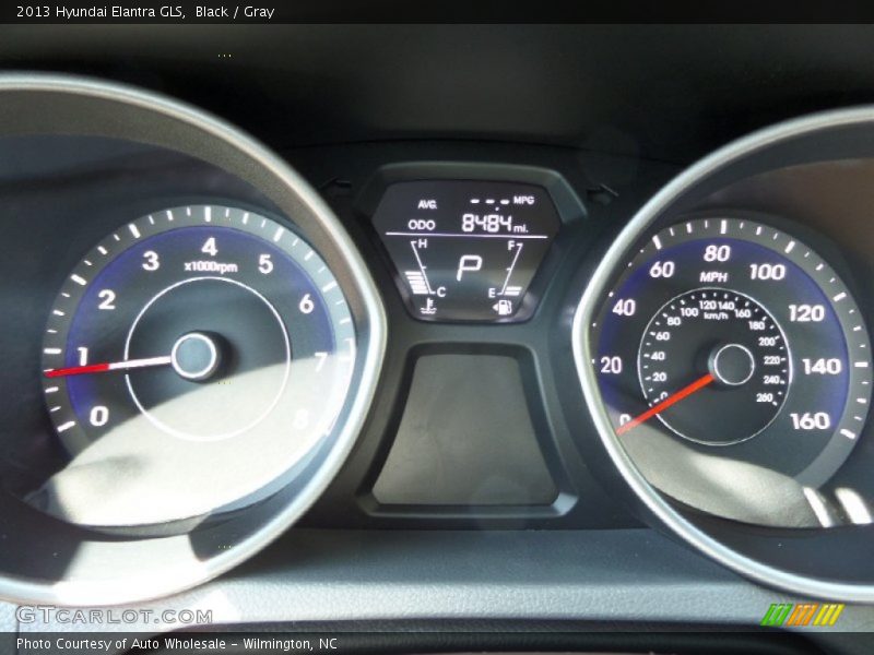 Black / Gray 2013 Hyundai Elantra GLS