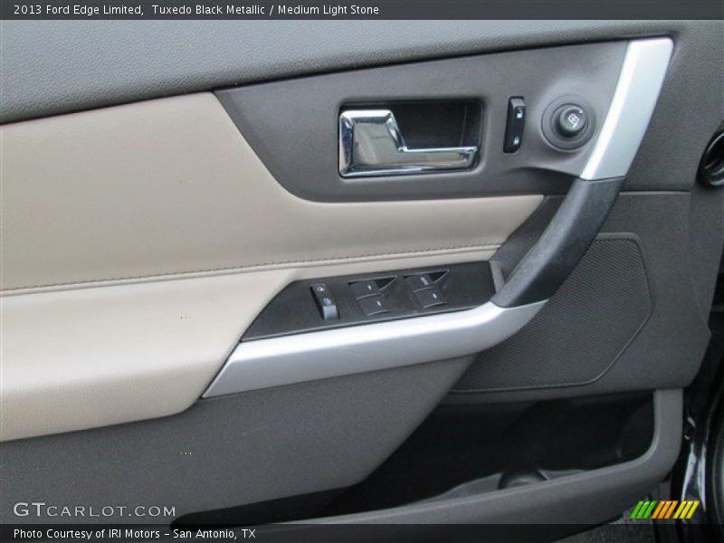 Tuxedo Black Metallic / Medium Light Stone 2013 Ford Edge Limited