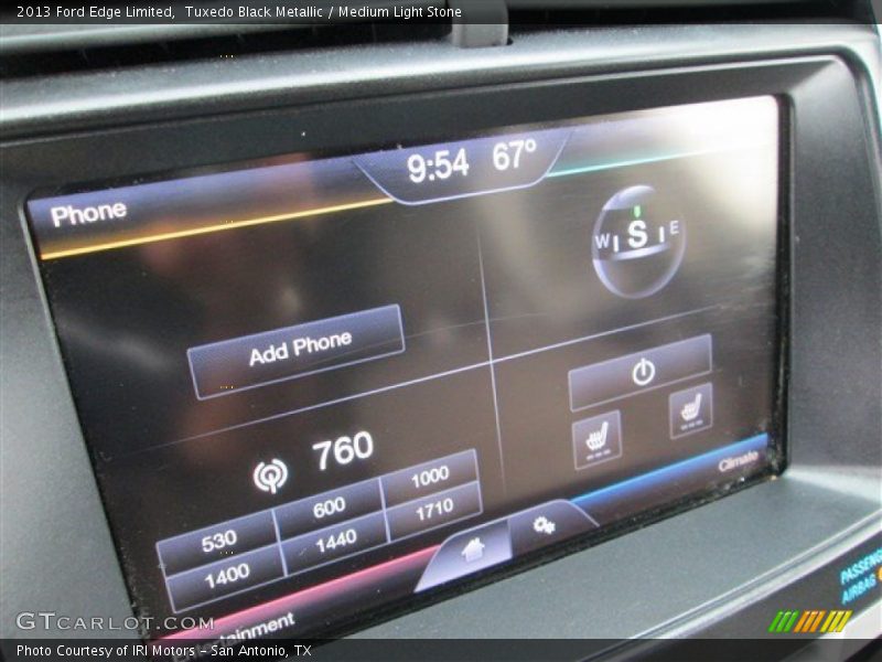 Tuxedo Black Metallic / Medium Light Stone 2013 Ford Edge Limited