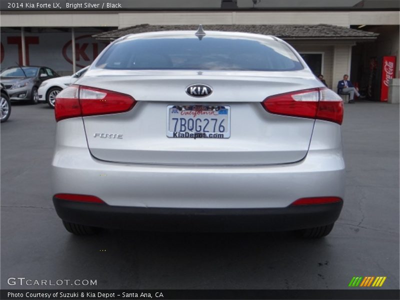 Bright Silver / Black 2014 Kia Forte LX