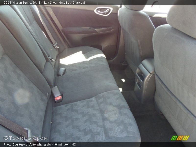Brilliant Silver Metallic / Charcoal 2013 Nissan Sentra SV