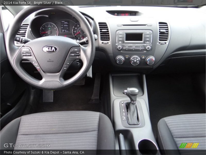 Bright Silver / Black 2014 Kia Forte LX