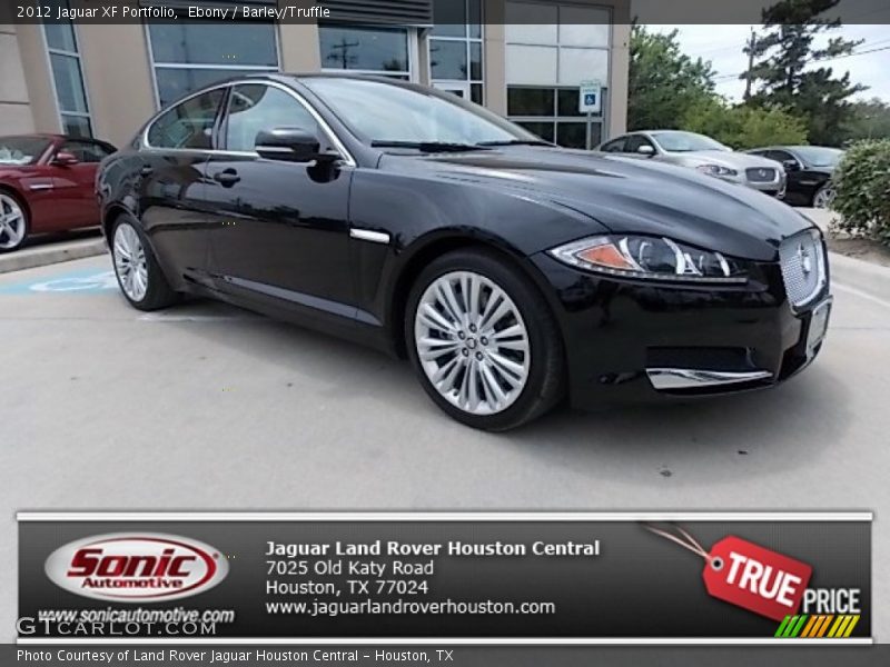 Ebony / Barley/Truffle 2012 Jaguar XF Portfolio