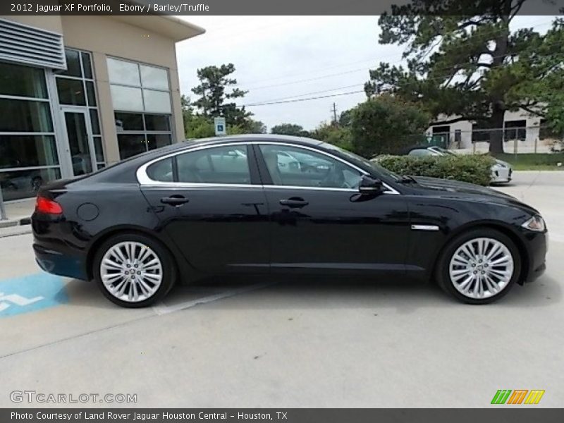 Ebony / Barley/Truffle 2012 Jaguar XF Portfolio