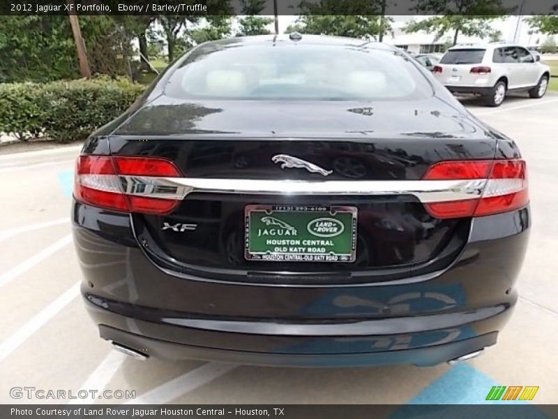 Ebony / Barley/Truffle 2012 Jaguar XF Portfolio