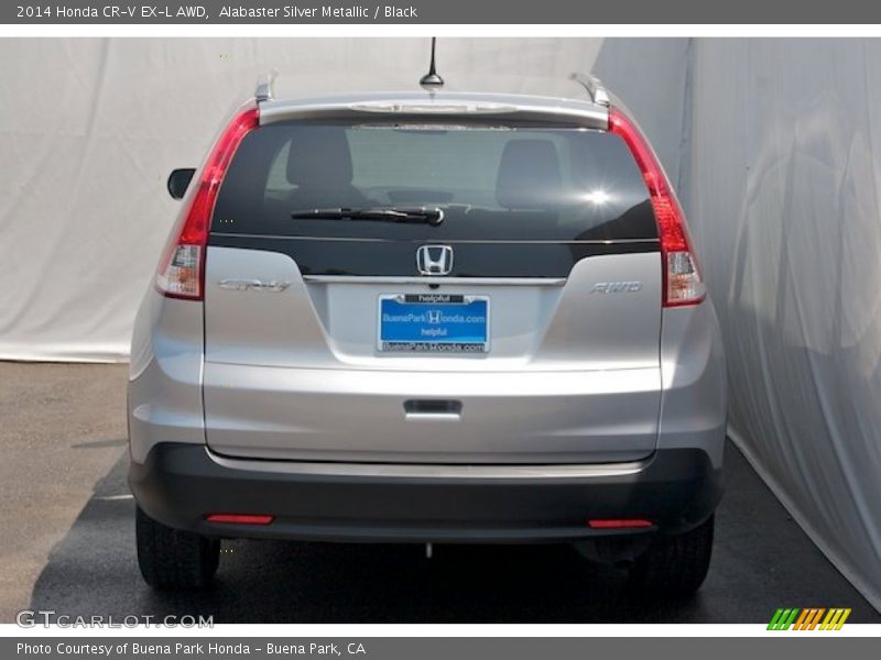 Alabaster Silver Metallic / Black 2014 Honda CR-V EX-L AWD