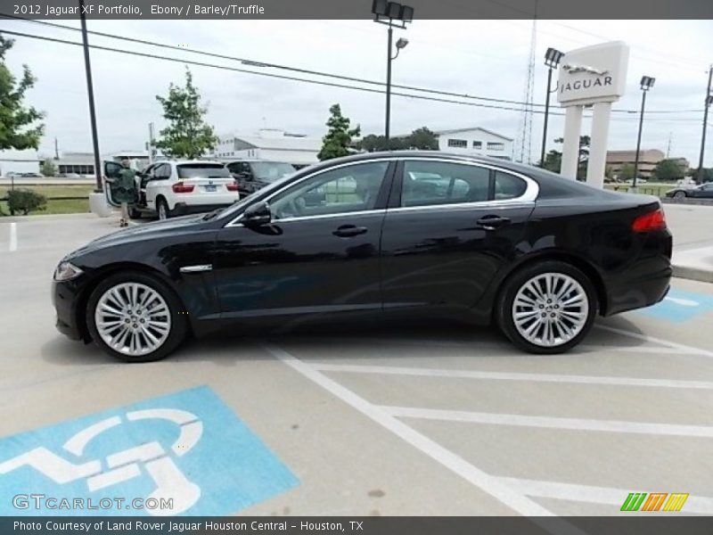 Ebony / Barley/Truffle 2012 Jaguar XF Portfolio