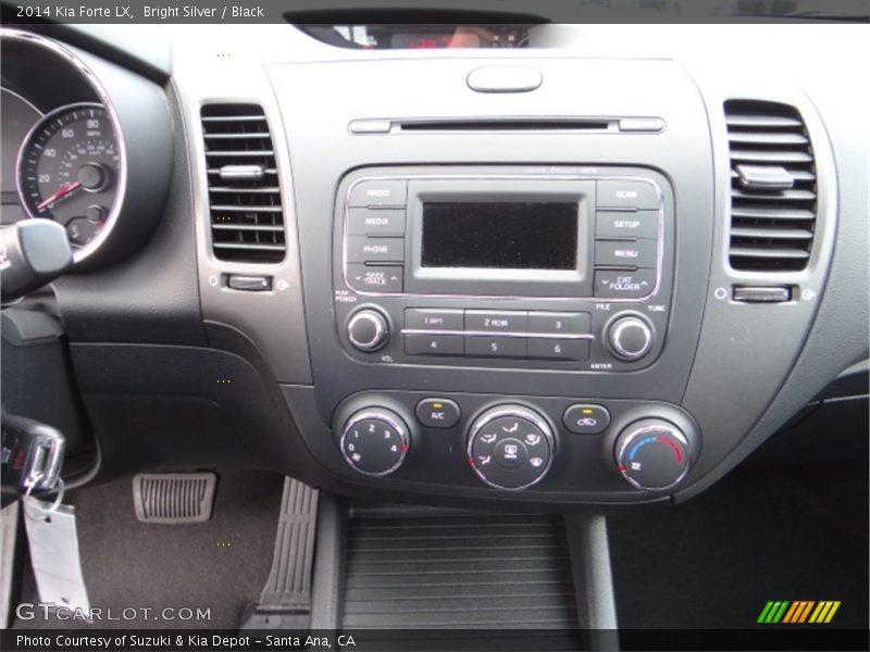 Bright Silver / Black 2014 Kia Forte LX