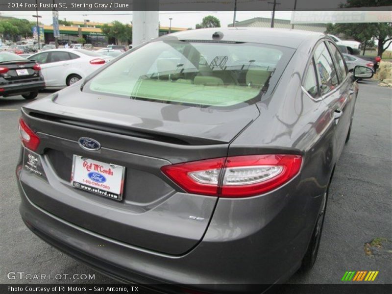 Sterling Gray / Dune 2014 Ford Fusion SE