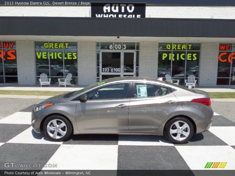 Desert Bronze / Beige 2013 Hyundai Elantra GLS