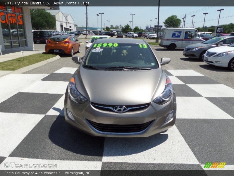 Desert Bronze / Beige 2013 Hyundai Elantra GLS