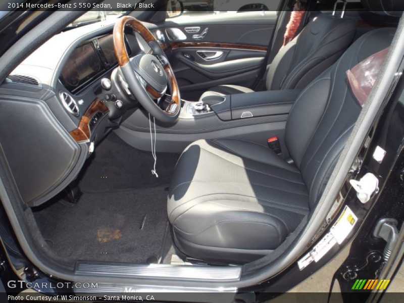 Black / Black 2014 Mercedes-Benz S 550 Sedan