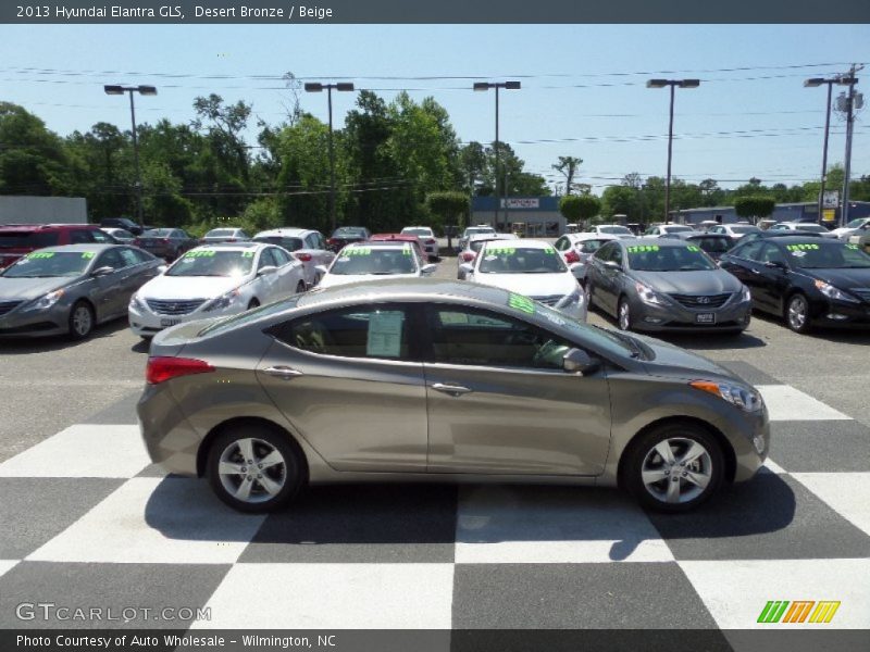 Desert Bronze / Beige 2013 Hyundai Elantra GLS