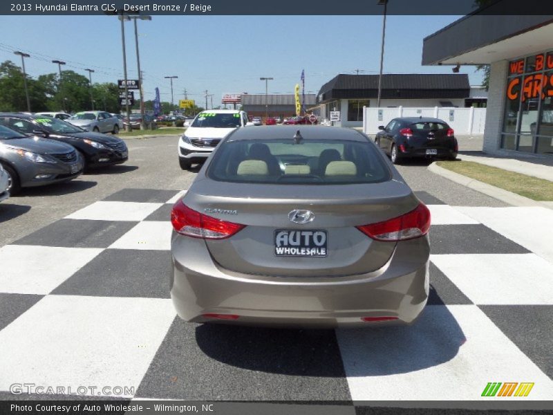 Desert Bronze / Beige 2013 Hyundai Elantra GLS