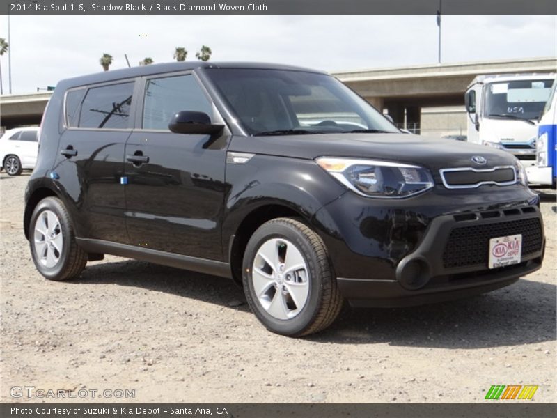 Shadow Black / Black Diamond Woven Cloth 2014 Kia Soul 1.6