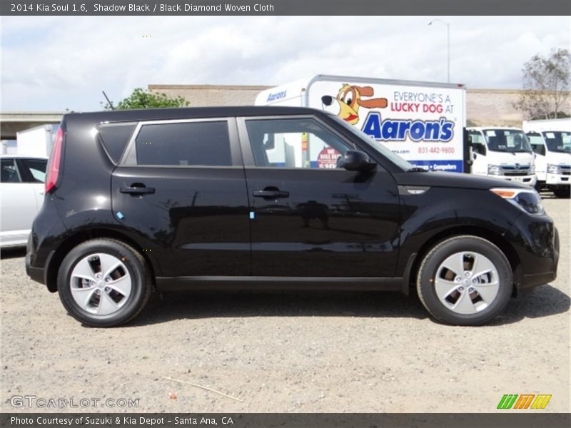 Shadow Black / Black Diamond Woven Cloth 2014 Kia Soul 1.6