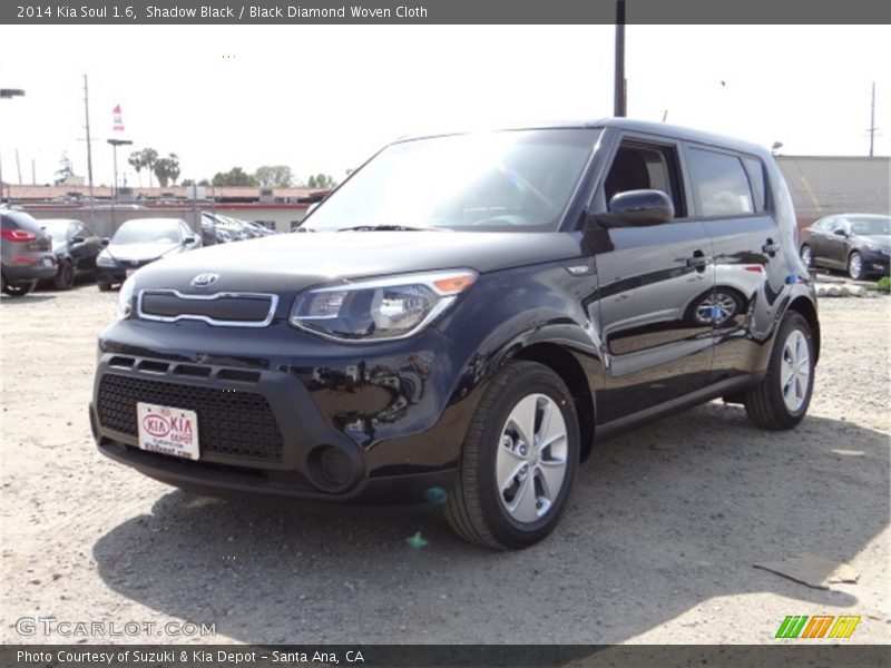 Shadow Black / Black Diamond Woven Cloth 2014 Kia Soul 1.6