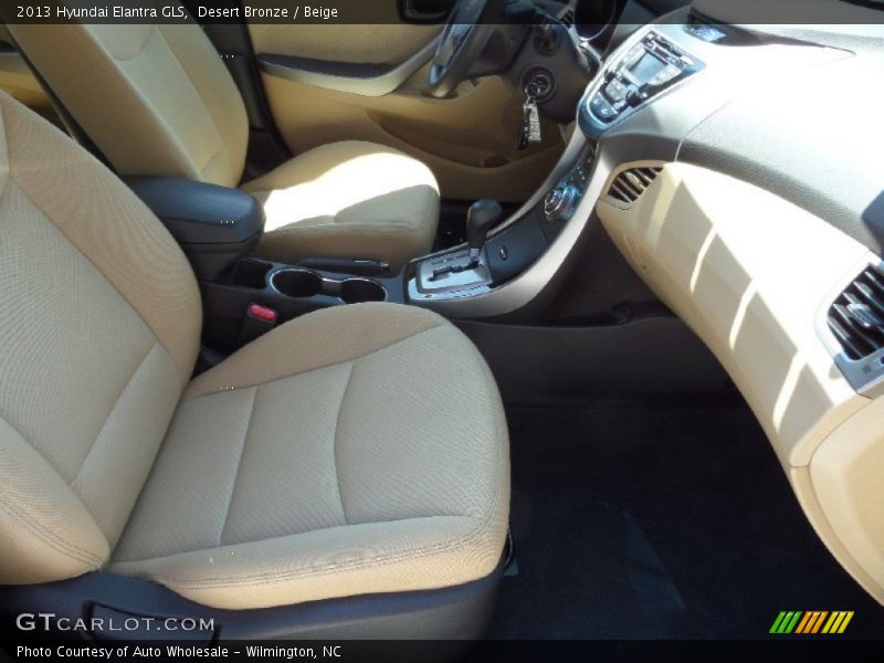 Desert Bronze / Beige 2013 Hyundai Elantra GLS