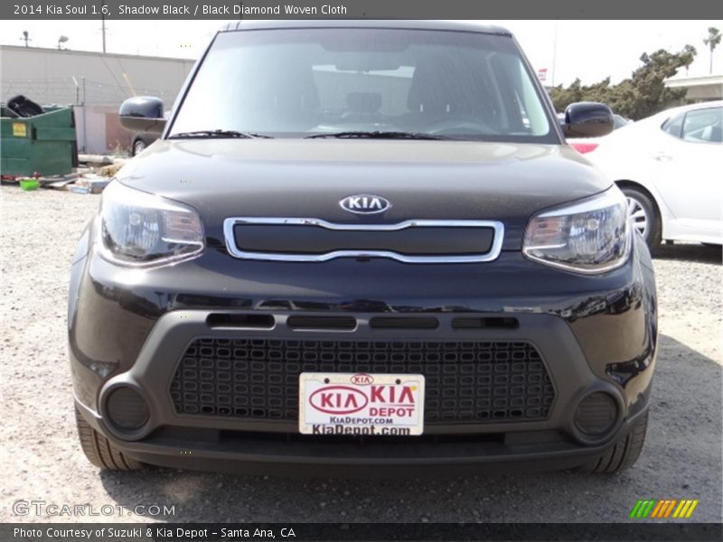 Shadow Black / Black Diamond Woven Cloth 2014 Kia Soul 1.6