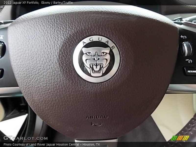 Ebony / Barley/Truffle 2012 Jaguar XF Portfolio