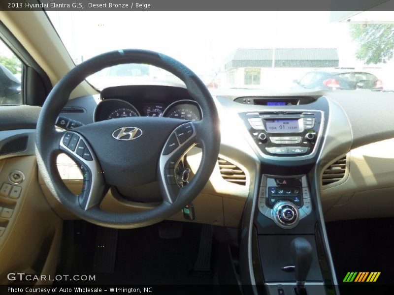 Desert Bronze / Beige 2013 Hyundai Elantra GLS