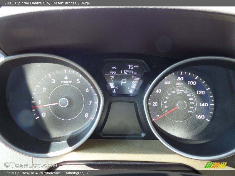 Desert Bronze / Beige 2013 Hyundai Elantra GLS