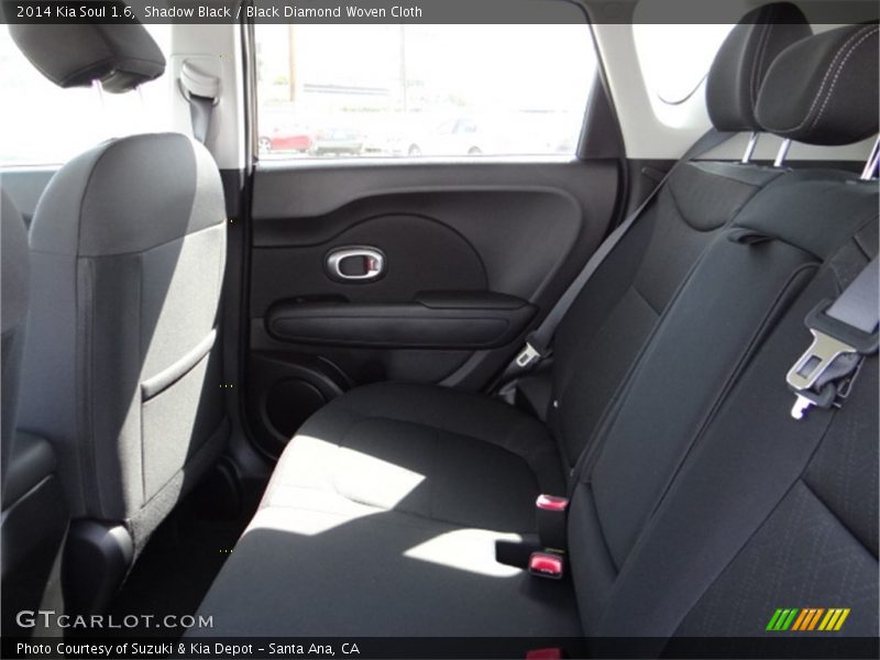 Shadow Black / Black Diamond Woven Cloth 2014 Kia Soul 1.6