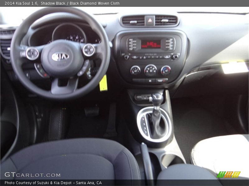 Shadow Black / Black Diamond Woven Cloth 2014 Kia Soul 1.6