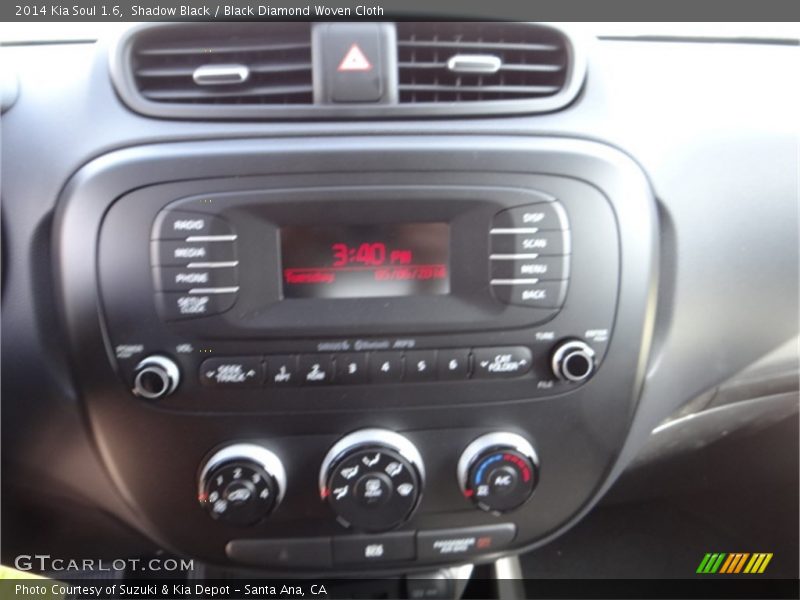 Shadow Black / Black Diamond Woven Cloth 2014 Kia Soul 1.6