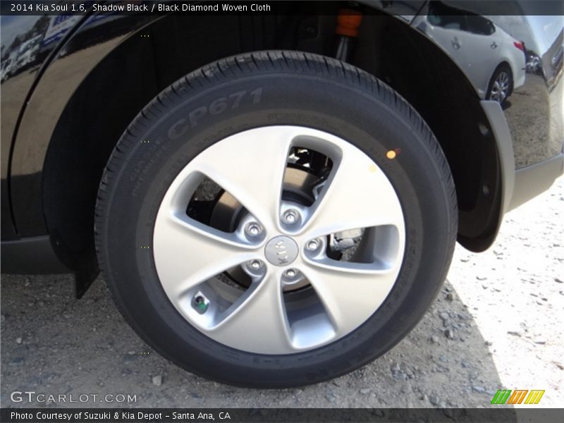 Shadow Black / Black Diamond Woven Cloth 2014 Kia Soul 1.6