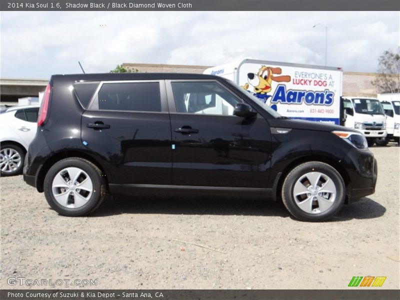 Shadow Black / Black Diamond Woven Cloth 2014 Kia Soul 1.6