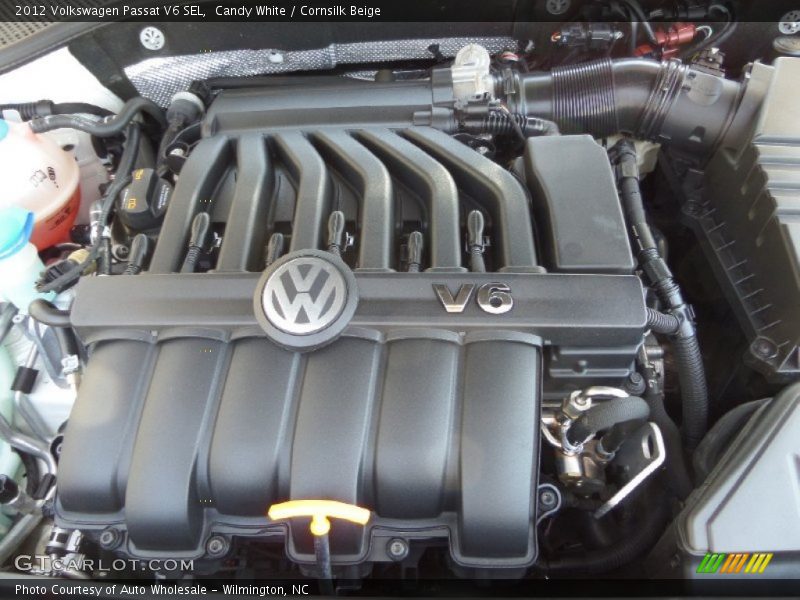 Candy White / Cornsilk Beige 2012 Volkswagen Passat V6 SEL