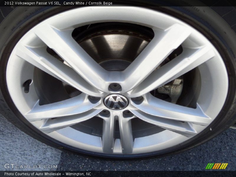 Candy White / Cornsilk Beige 2012 Volkswagen Passat V6 SEL