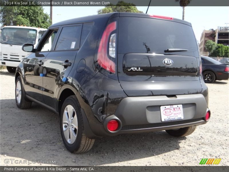 Shadow Black / Black Diamond Woven Cloth 2014 Kia Soul 1.6