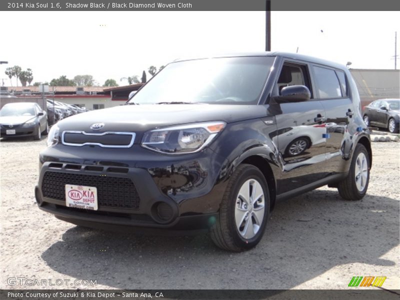 Shadow Black / Black Diamond Woven Cloth 2014 Kia Soul 1.6