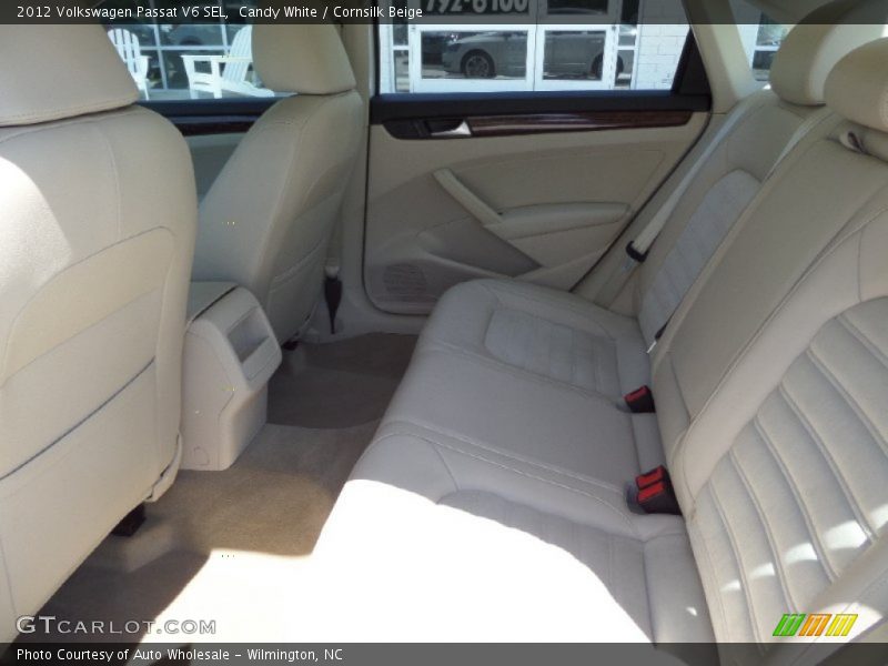 Candy White / Cornsilk Beige 2012 Volkswagen Passat V6 SEL