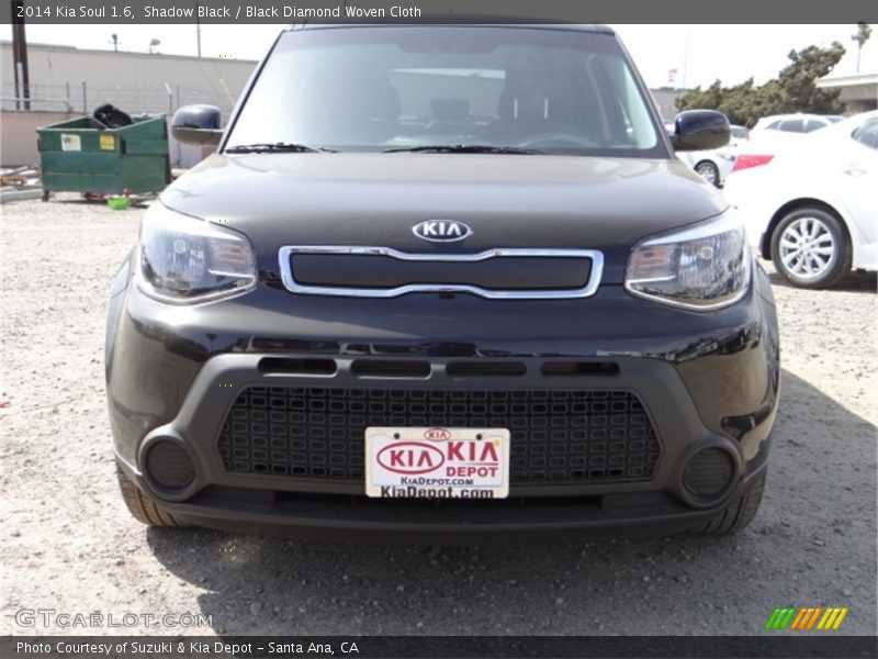 Shadow Black / Black Diamond Woven Cloth 2014 Kia Soul 1.6