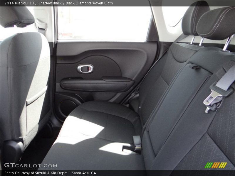 Shadow Black / Black Diamond Woven Cloth 2014 Kia Soul 1.6