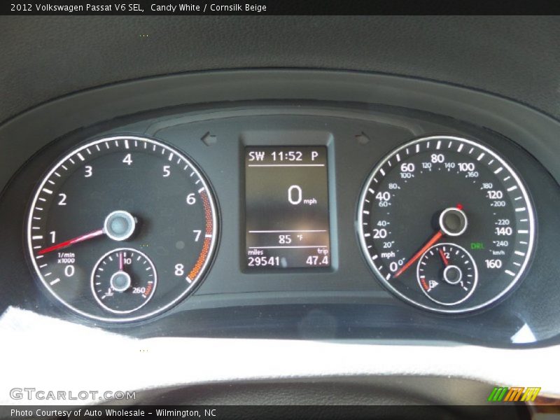 Candy White / Cornsilk Beige 2012 Volkswagen Passat V6 SEL