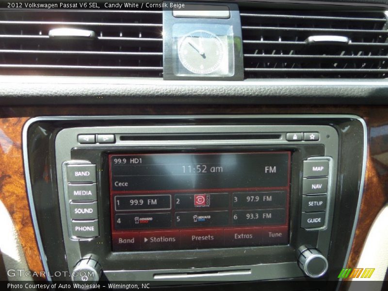 Candy White / Cornsilk Beige 2012 Volkswagen Passat V6 SEL