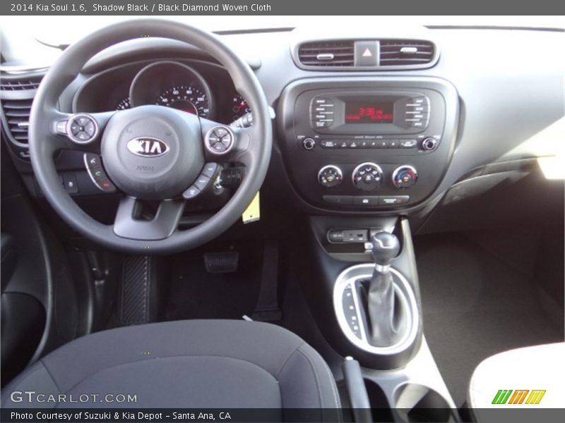 Shadow Black / Black Diamond Woven Cloth 2014 Kia Soul 1.6