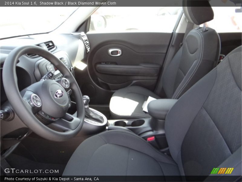 Shadow Black / Black Diamond Woven Cloth 2014 Kia Soul 1.6