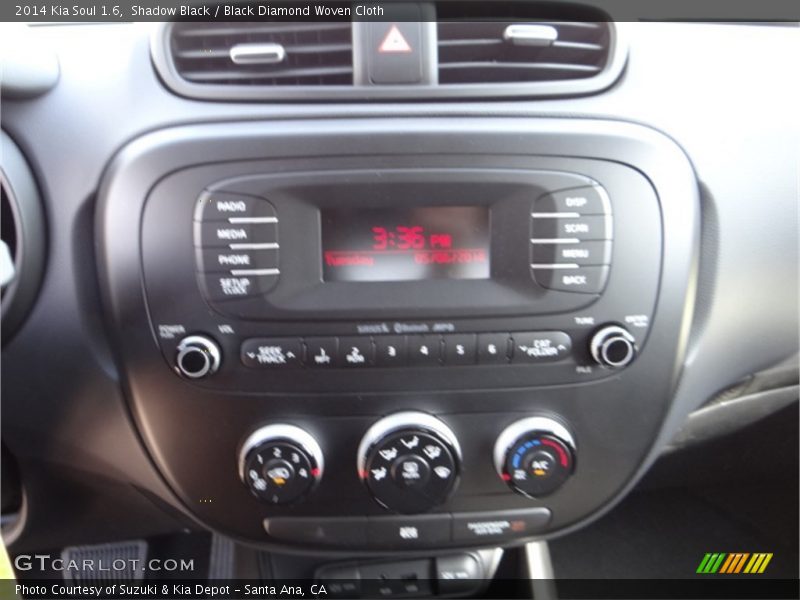 Shadow Black / Black Diamond Woven Cloth 2014 Kia Soul 1.6