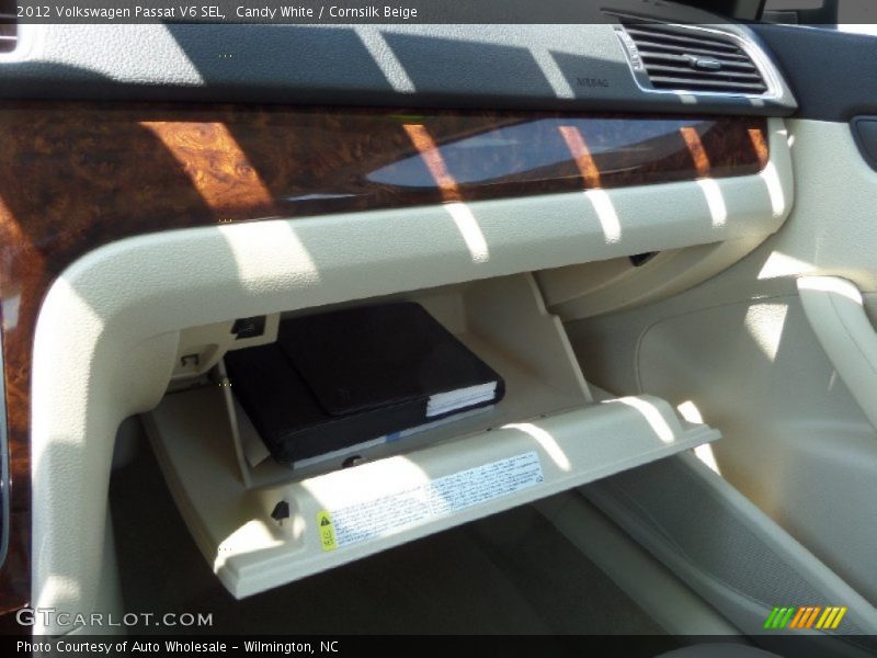 Candy White / Cornsilk Beige 2012 Volkswagen Passat V6 SEL