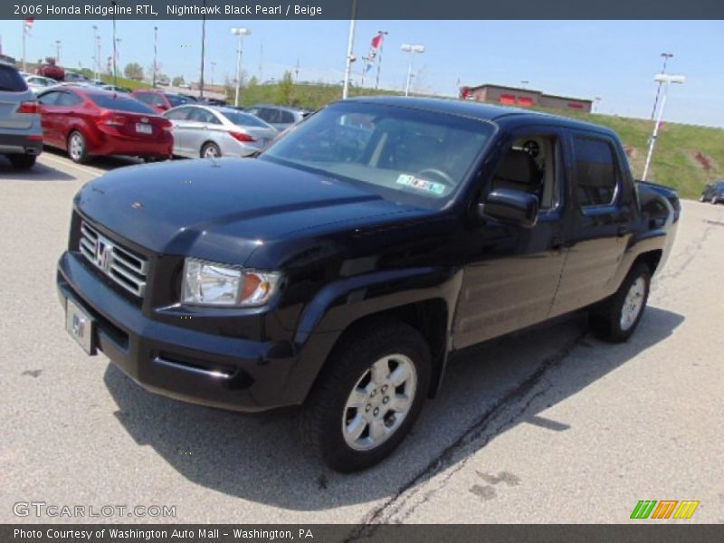 Nighthawk Black Pearl / Beige 2006 Honda Ridgeline RTL