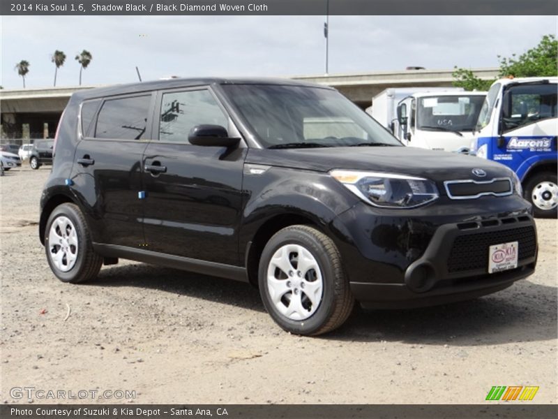 Shadow Black / Black Diamond Woven Cloth 2014 Kia Soul 1.6